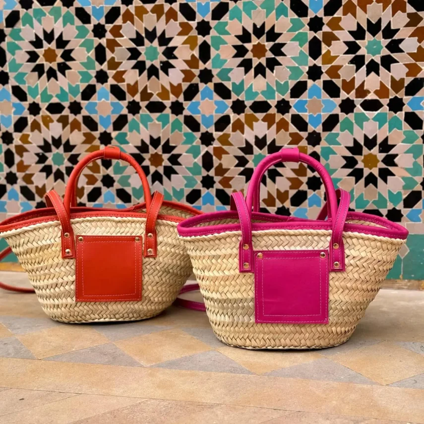 French Market Basket Marrakech Artisanal