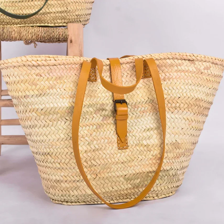 Large Straw Beach Bag basket