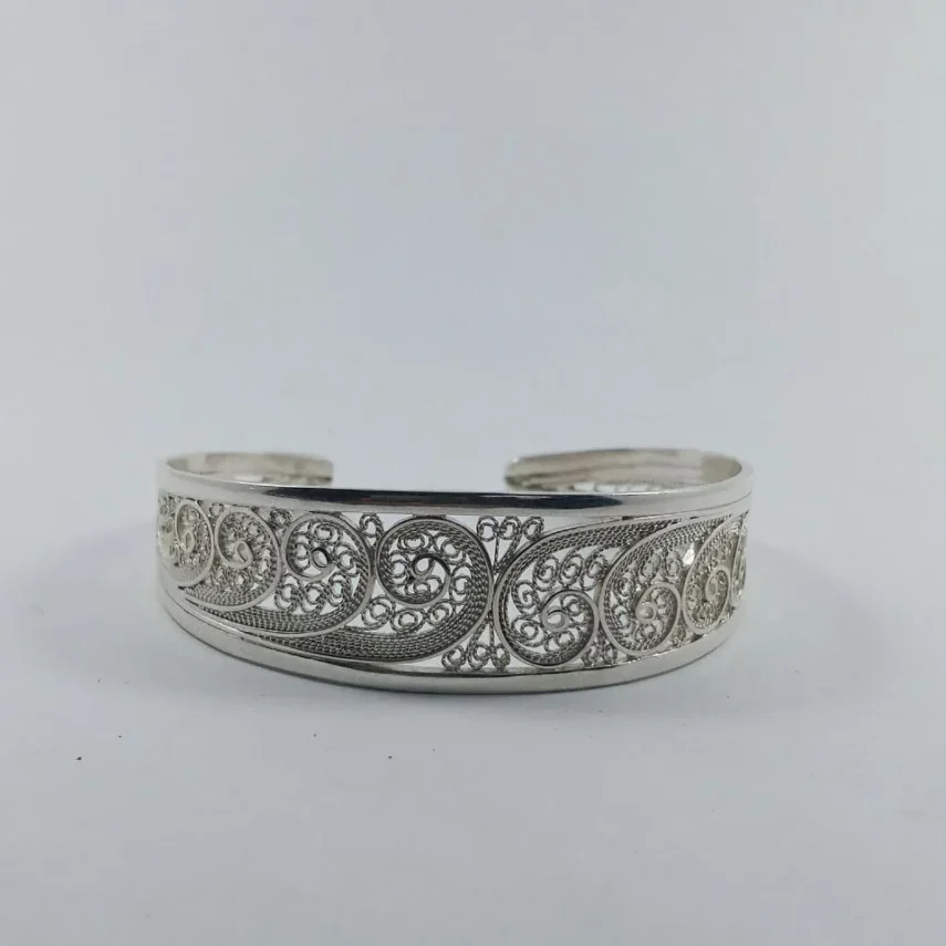 Mogador Dag Souiri Handmade Filigree Bracelet crafted from sterling silver (925)