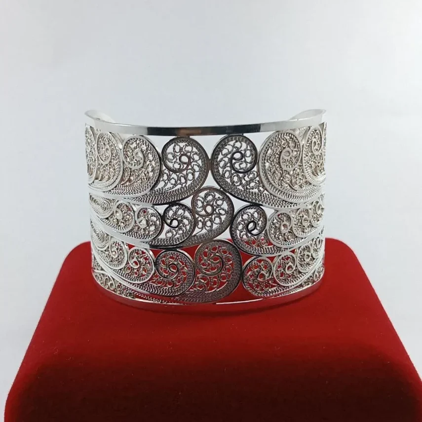 Berber Treasures Filigree Bracelet An Essaouira fusion of tradition and elegance